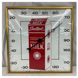 Sealtest Milk Glass Face Thermometer, 12in. 