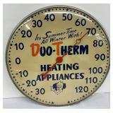 12in Duo-Therm Heating Appliances  Glass Face Thermometer 