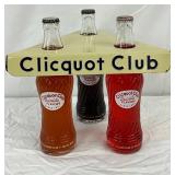 Early Clicquot Club Store Display with Bottles, 11in x 11in