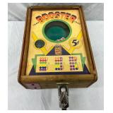 1940 ‘Booster’ Penny Arcade Game by Exhibit Supply Company, Chicago, 10x14 