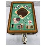 1935 ‘Get a Pack’ Coin Operated Cigarette Trade Stimulator, 10x14 
