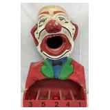 Paper Mache Clown Toss Game, 14in x 21in