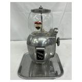 Early 5 Cent Abbey Mfg. Co. Gum Ball Machine, 8in x 11in