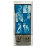 Pin Up Girls Metal Coin-Operated Vending Machine, 8×19 