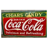 SSP Coca-Cola ‘Cigars-Candy’ Sign, 96×55 