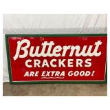 Butternut Crackers Metal Sign, 72in x 36in
