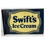 Swift’s Ice Cream Flange Sign, 19in x 12in