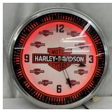Harley-Davidson Pinwheel Neon Clock, 20 inches