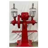 Early Hobart Coffee Double Grinder, Professionally Restored