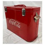 Coca-Cola Cooler with Bottle Opener, 17in x 12in