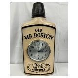  ‘Old Mr. Boston Fine Liquors’ Bottle Store Display Clock, 10×22 
