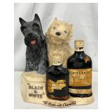 Black & White Blended Scotch Whisky Store Display with Bottles, 12×11 