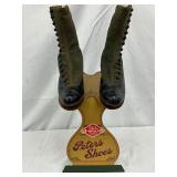 Early Peters Shoes Tabletop Display with Button-Top Boots, 8×19 