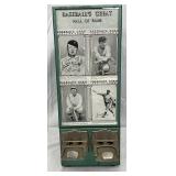 Baseball’s Great Hall of Fame Coin-Operated Machine, 7 1/2 x 18 