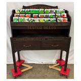 Alfred J. Brown Seed Co. Wooden Display Stand, Grand Rapids, Mich – 42×49