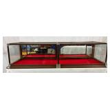 Oak Countertop Display Case by Atlanta Show Case Co., 68in x 26in x 17in