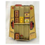 Hampden Manufacturing Co. Metal Countertop display , 13in Tall with Product