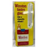 Emb. Winston CigarettesThermometer, 6 x 14 Inches