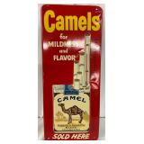 Emb. Camel Cigarettes Thermometer, 6 x 14 Inches