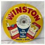 Winston Thermometer Sign by Sartin Advertising, 9 Inches