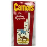 Emb. Camel Cigarettes Thermometer, 6 x 13 1/2 