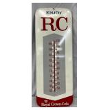 RC Cola Thermometer Metal Sign, 10×26 