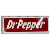 Dr Pepper Metal Sign, 20in x 7in