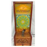 1-Cent ‘Power of Attraction’ Light-Up Coin Operated Machine by Exhibit Supply Co., 10 x 11 1/2 x 28 