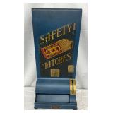 Match Dispenser by Cupples Company, Coin Operated 8 1/2×18 Inches