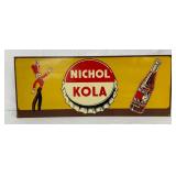 Nichol Kola Tin Sign, 30in x 12in