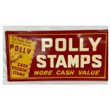 Polly Stamps Self-Framed Metal Sign, 36in x 18in