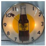NuGrape Soda Clock, 15-inch Diameter