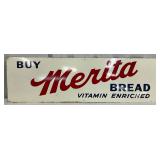 1973 Buy Merita Bread Sign, 30×9 Inches