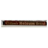 Emb. Cotton’s Holsum Bread Door Push Sign, 29×3 