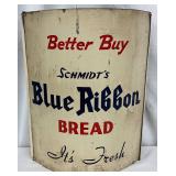 Schmidt’s Blue Ribbon Bread Metal Sign, 13×16