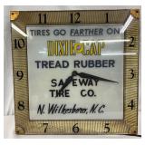 Dixie Cap Clock with Glass Face,  16 inches