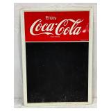 Coca-Cola Metal Chalkboard Menu Sign, 20in x 28in