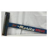 Emb.  Merita Bread Metal Door Push, 30in x 15in