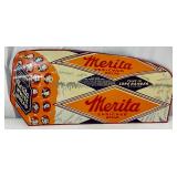 Merita Enriched Bread Metal Sign, 8in x 4in