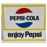  Pepsi Double Sided Sign, 16in x 14in