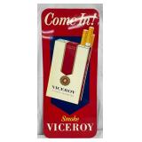 Viceroy Advertising Metal Sign, 11in x 26in