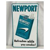 Newport Metal Sign w/Pack Graphics, 11in x 19in