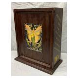 Putnam Fadeless Dyes Wooden Display Cabinet, 15 x 17 Inches