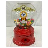 Early 1-Cent Ford Gum Ball Machine with Red Base, Measures 7in x 11in