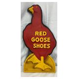‘Red Goose Shoes’ Lexan Easel Back Store Display, 10×18 Inches