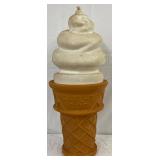 ‘Safe-t Cup’ Ice Cream Cone Store Display, 10×27 