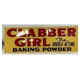 DS Clabber Girl Baking Powder Sign, 34x12