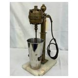 Hamilton Beach Mixer with Brass and Marble Base, 8×16 
