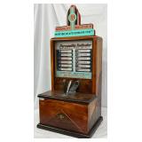 Wooden Coin Op Machine