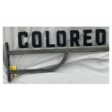 22.5 x 10 Aluminum Black Americana Sign w/ Bracket